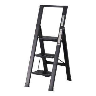 Drabina domowa 3 stopniowa aluminiowa Slim Space LEMAR 031103