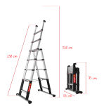 Drabina teleskopowa wielofunkcyjna 2,3m aluminiowa Combi Line TELESTEPS 72423-681 - 2