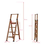 [OUTLET] Drabina domowa 4 stopniowa aluminiowa Slim Space LEMAR 031304 - 6