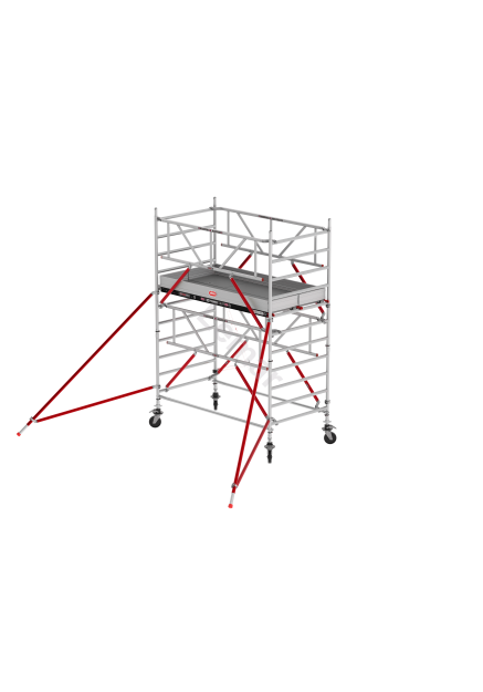 Rusztowania aluminiowe Altrex 5200-S NOWA NORMA-1,35x2,45- wys.robocza:4,20m, wys.podestu:2,20m
