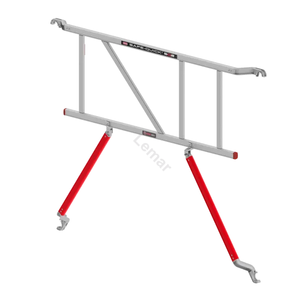 Safe Quick 185 cm, poręcz podwójna rusztowania aluminiowego Altrex 5000 SQ 360265