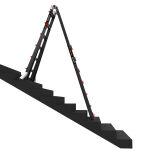 Drabina przegubowa 4x6 stopni aluminiowa Velocity Black Pro Little Giant ALTREX 503946 - 12