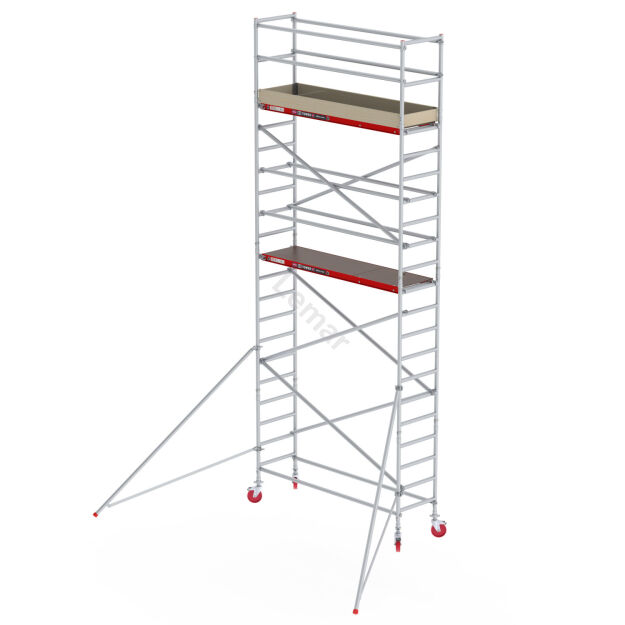 Rusztowania aluminiowe Altrex 4100-PLUS-0,90x2,45- wys.robocza:7,20m, wys.podestu:5,20m