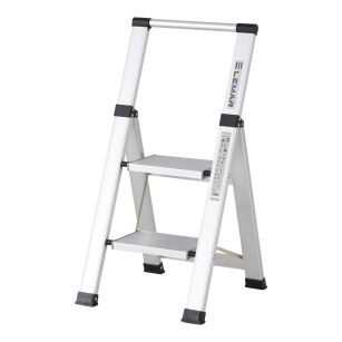 Drabina domowa 2 stopniowa aluminiowa Slim Space LEMAR 030102