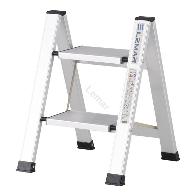 Drabina domowa 2 stopniowa aluminiowa Slim Space-X LEMAR 040102