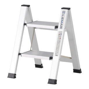 Drabina domowa 2 stopniowa aluminiowa Slim Space-X LEMAR 040102