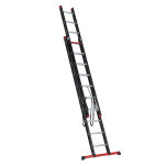 Drabina rozstawno przystawna 2x10 stopni aluminiowa Mounter ALTREX 122410 - 2