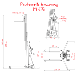 Podnośnik towarowy Alp Lift M476 - 2