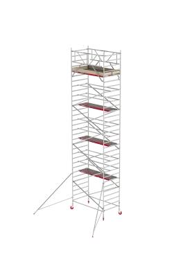 Rusztowania aluminiowe Altrex 4200 NOWA NORMA-1,35x2,45- wys.robocza:10,20m, wys.podestu:8,20m