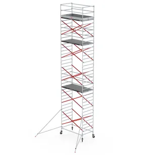 Rusztowania aluminiowe Altrex 5200-1,35x3,05- wys.robocza:12,20m, wys.podestu:10,20m