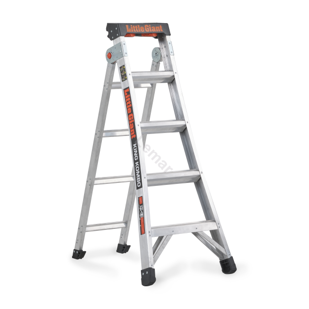 Drabina schodowo-przegubowa 5+3 stopni aluminiowa King Kombo Little Giant ALTREX 503075