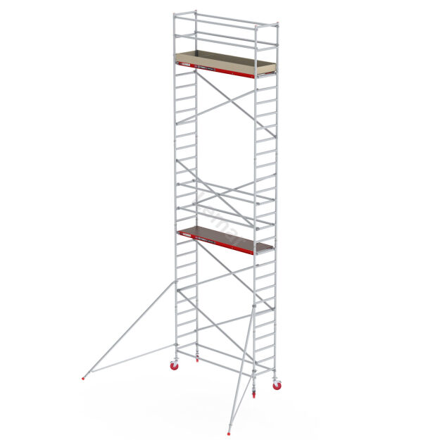Rusztowania aluminiowe Altrex 4100-0,75 x2,45 - wys.robocza:9,20m, wys.podestu:7,20m