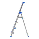 Drabina jednostronna 4 stopniowa aluminiowa Wide Step LEMAR 020204 - 3