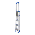 Drabina jednostronna 4 stopniowa aluminiowa Wide Step LEMAR 020204 - 10