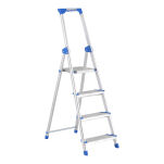 Drabina jednostronna 4 stopniowa aluminiowa Wide Step LEMAR 020204 - 8