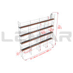 Rusztowanie elewacyjne aluminiowe 103m2 - podesty aluminiowo sklejkowe - 2