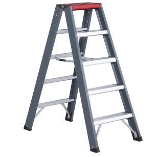 [OUTLET] Drabina dwustronna 2x5 stopnie aluminiowa Falco Fdo ALTREX 192325