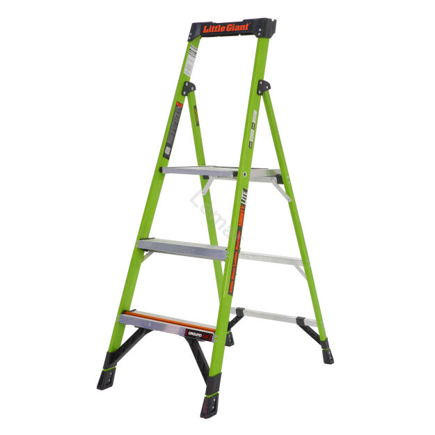 Drabina jednostronna 3 stopniowy z włókna szklanego Mightylite Little Giant 15365EN