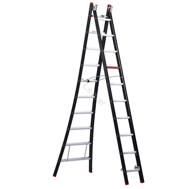 Drabina rozstawno przystawna 2x10 stopni aluminiowa Nevada ALTREX 242210