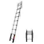 Drabina włazowa teleskopowa 1x9 stopni aluminiowa Loft Mini TELESTEPS 72324-541 - 3