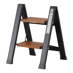 Drabina domowa 2 stopniowa aluminiowa Slim Space-X LEMAR 041202