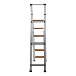 Drabina domowa 6 stopniowa aluminiowa Slim Space LEMAR 030306 - 5