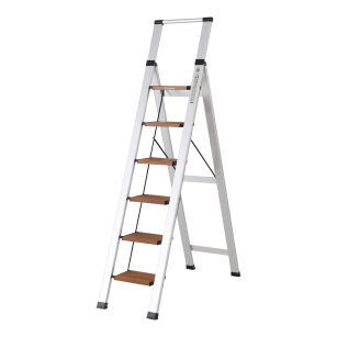 Drabina domowa 6 stopniowa aluminiowa Slim Space LEMAR 030306