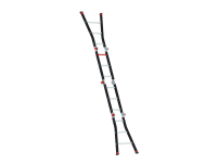 Drabina przegubowa 4x3 stopni + podest aluminiowa Pro Plus ALTREX 503547 - 17