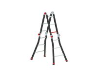 Drabina przegubowa 4x3 stopni + podest aluminiowa Pro Plus ALTREX 503547 - 15
