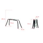 Drabina przegubowa 4x3 stopni + podest aluminiowa Pro Plus ALTREX 503547 - 3