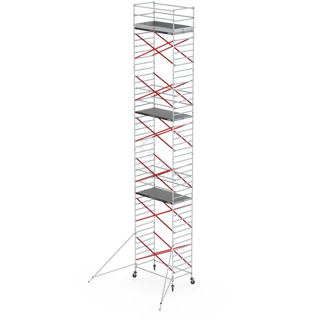 Rusztowania aluminiowe Altrex 5200-1,35x2,45- wys.robocza:14,20m, wys.podestu:12,20m