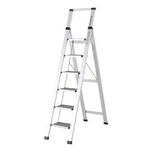 Drabina domowa 6 stopniowa aluminiowa Slim Space LEMAR 030206
