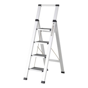 Drabina domowa 4 stopniowa aluminiowa Slim Space LEMAR 030204