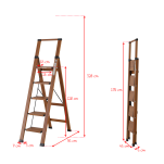 Drabina domowa 5 stopniowa aluminiowa Slim Space LEMAR 031305 - 2