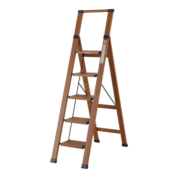 Drabina domowa 5 stopniowa aluminiowa Slim Space LEMAR 031305