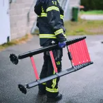 Drabina teleskopowa Strażacka 1x13 stopni aluminiowa Rescue Line TELESTEPS 72741-521 - 12