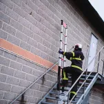 Drabina teleskopowa Strażacka 1x13 stopni aluminiowa Rescue Line TELESTEPS 72741-521 - 14