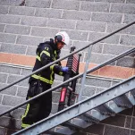 Drabina teleskopowa Strażacka 1x13 stopni aluminiowa Rescue Line TELESTEPS 72741-521 - 16