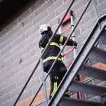 Drabina teleskopowa Strażacka 1x13 stopni aluminiowa Rescue Line TELESTEPS 72741-521 - 17