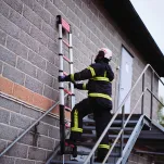 Drabina teleskopowa Strażacka 1x13 stopni aluminiowa Rescue Line TELESTEPS 72741-521 - 18