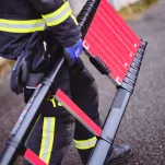 Drabina teleskopowa Strażacka 1x13 stopni aluminiowa Rescue Line TELESTEPS 72741-521 - 22