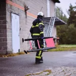 Drabina teleskopowa Strażacka 1x13 stopni aluminiowa Rescue Line TELESTEPS 72741-521 - 24