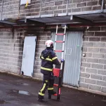 Drabina teleskopowa Strażacka 1x13 stopni aluminiowa Rescue Line TELESTEPS 72741-521 - 33