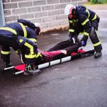 Drabina teleskopowa Strażacka 1x13 stopni aluminiowa Rescue Line TELESTEPS 72741-521 - 37