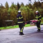 Drabina teleskopowa Strażacka 1x13 stopni aluminiowa Rescue Line TELESTEPS 72741-521 - 42